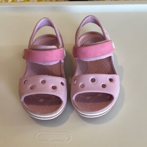 Crocs Kids Pink Sandals